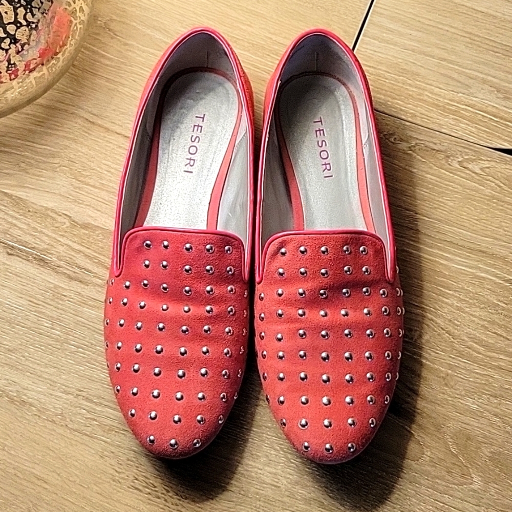 Tesori Studded Flats